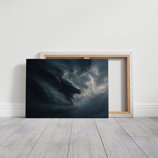 Storm Dragon Rises From Clouds