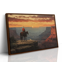 The Last Light Over Canyon's Edge