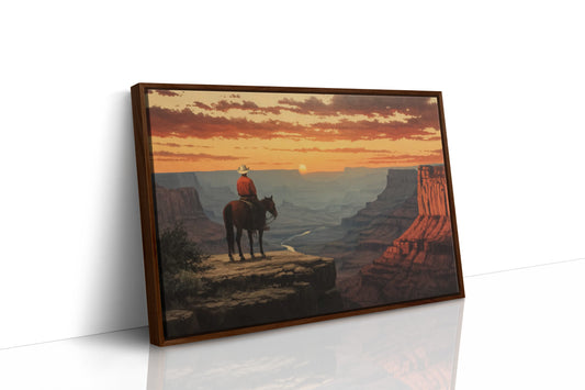 The Last Light Over Canyon's Edge