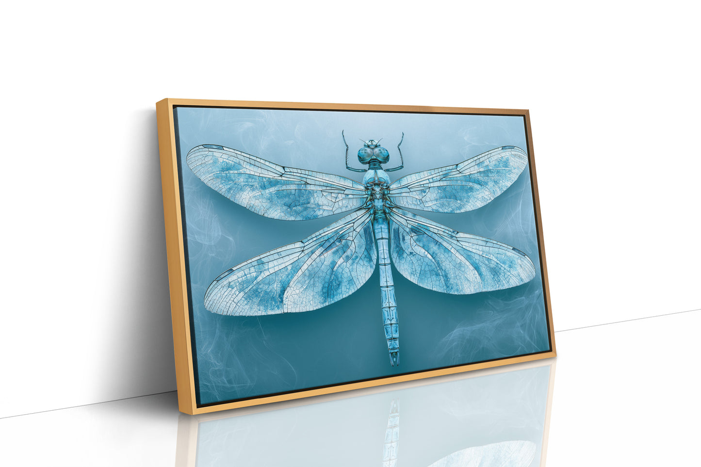 Frost-Blue Dragonfly Study