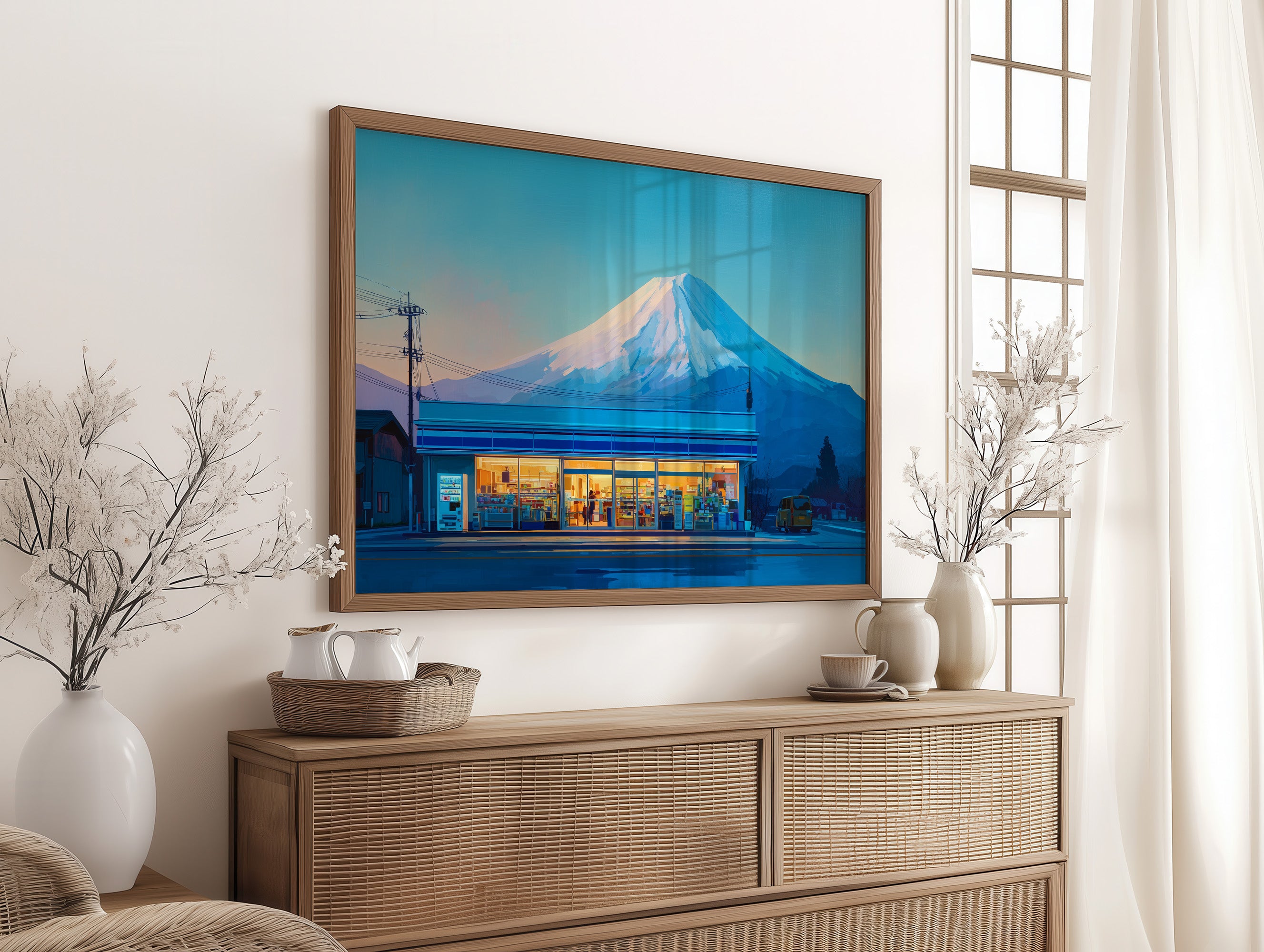 Late Night Under Mount Fuji