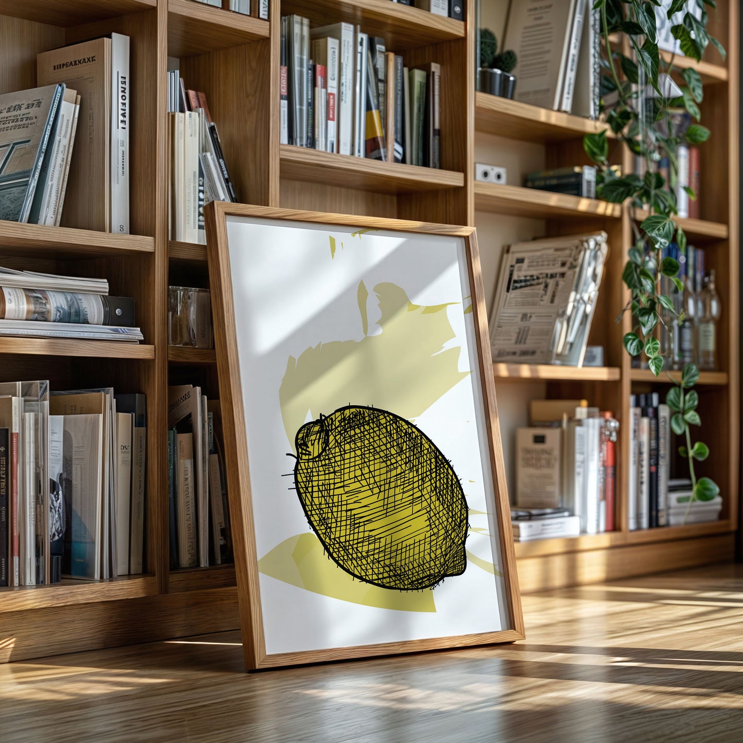 Citrus Lines Draw Morning Gold