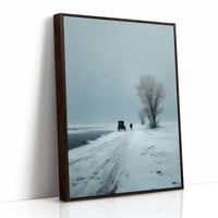 Alone on the Winter Plain