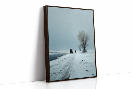 Alone on the Winter Plain