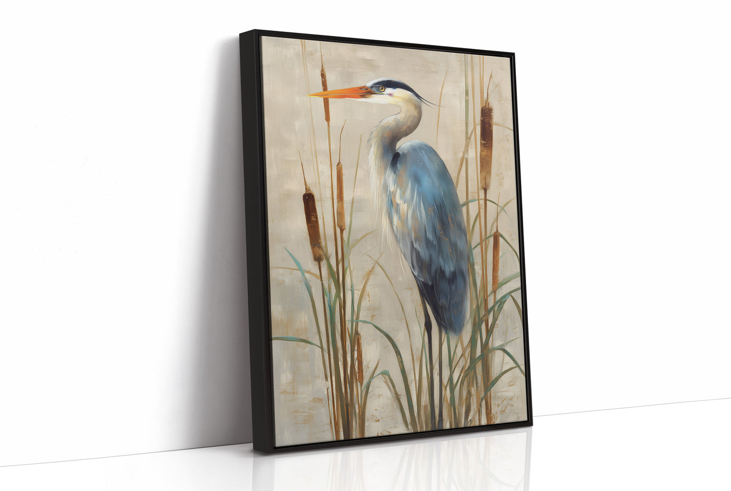 Wetland Guardian Among Cattails