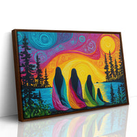 Sacred Waters Meet Northern Lights