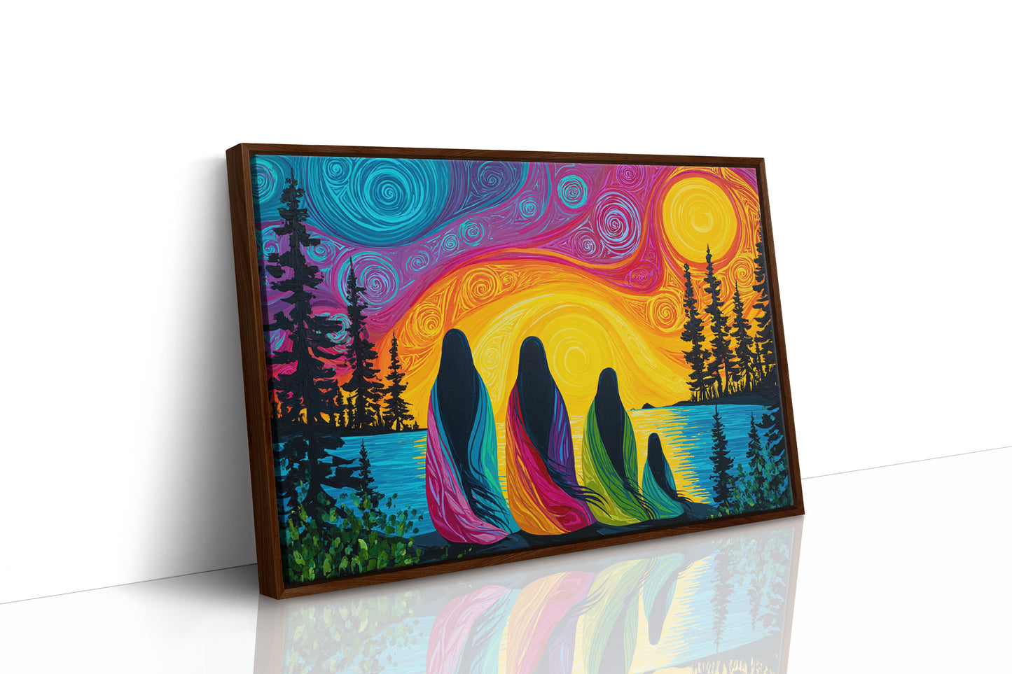 Sacred Waters Meet Northern Lights