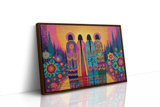 Sacred Garden Sings Through Stained Glass