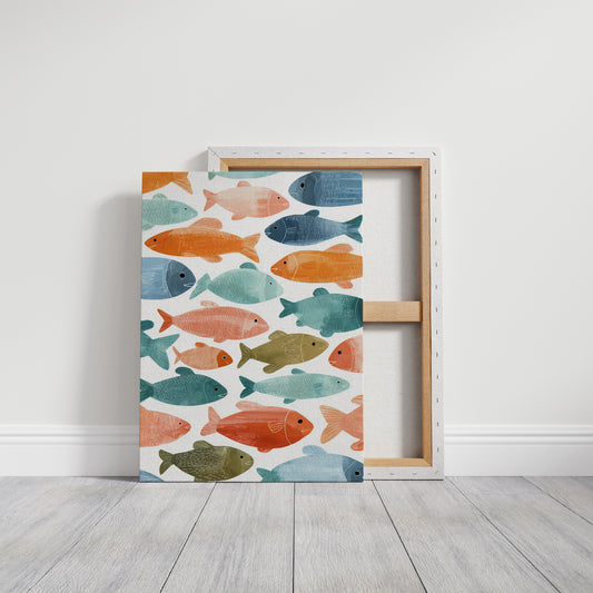 Currents of Color Beneath Waves