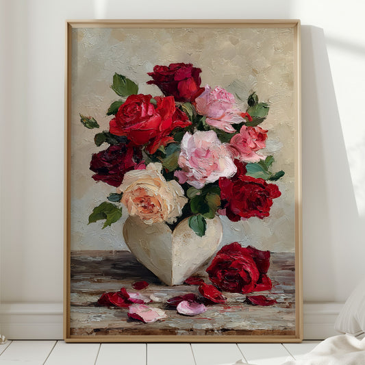 Hearts Bloom in Silent Elegance