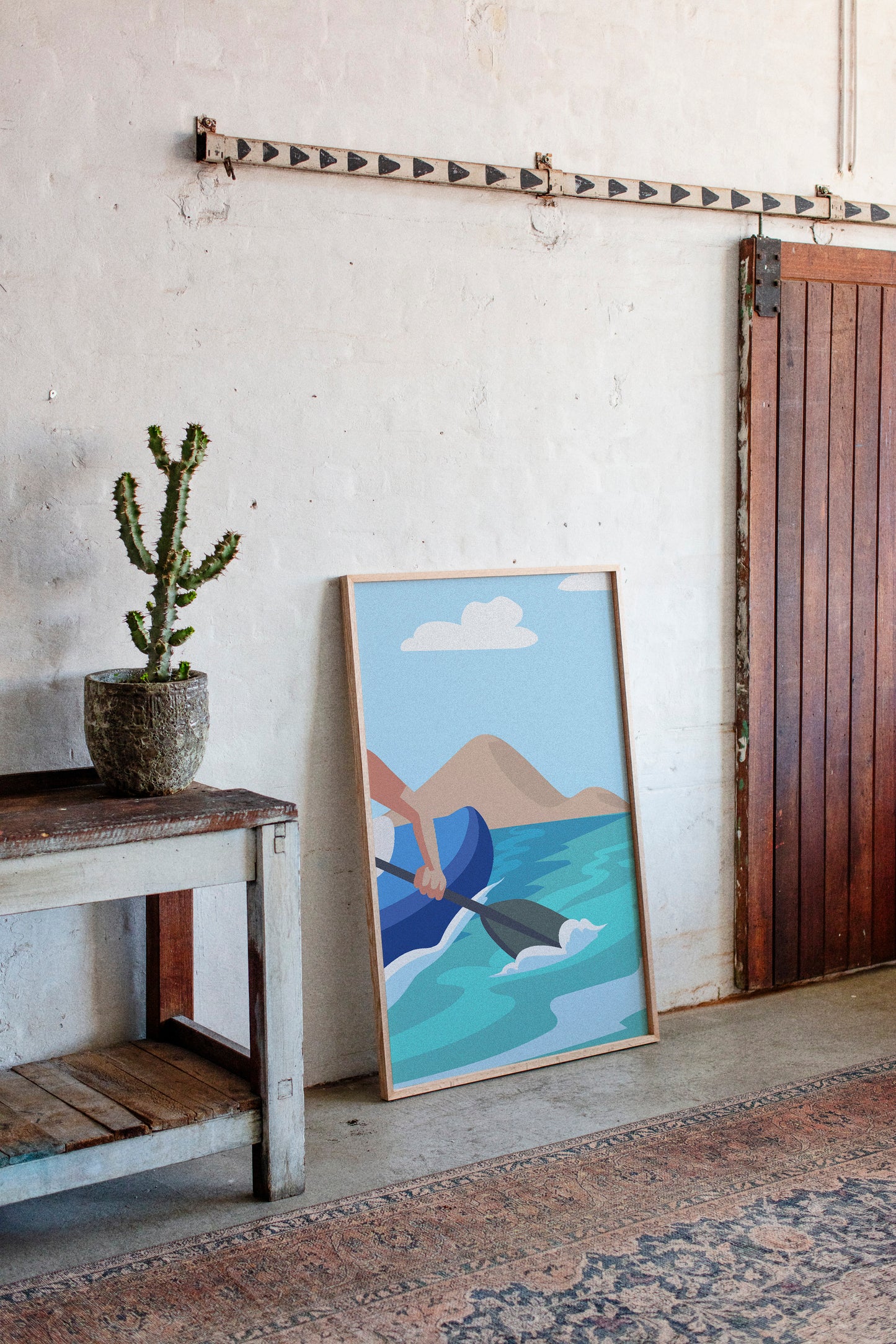 Paddle Through Mountain Lake Serenity