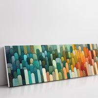 Hills of Color in Gentle Rows