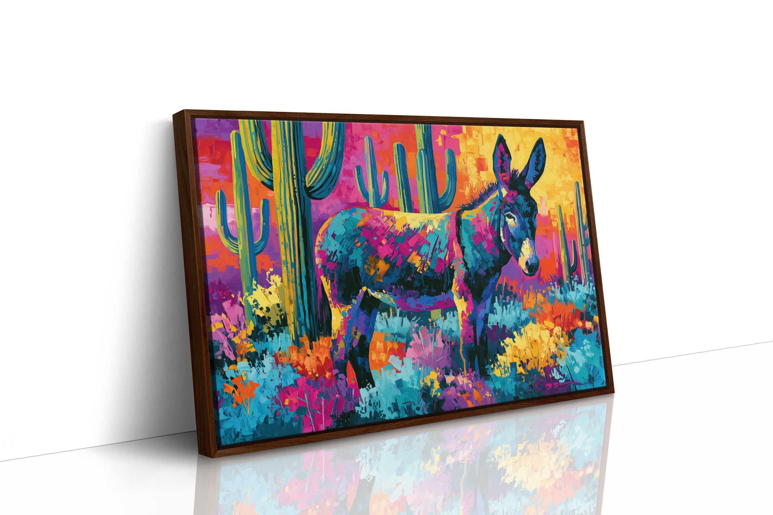 Desert Burro, Neon Sunset