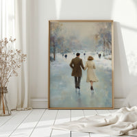 Winter Stroll on Ice