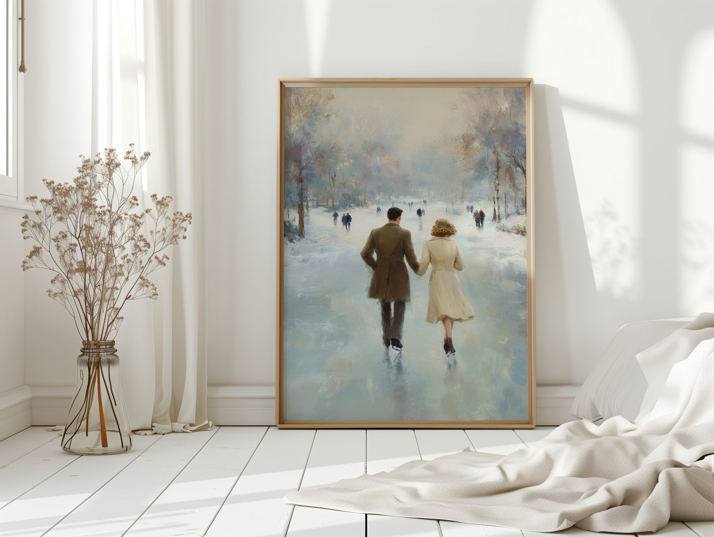 Winter Stroll on Ice
