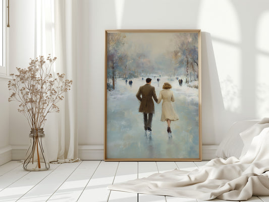 Winter Stroll on Ice