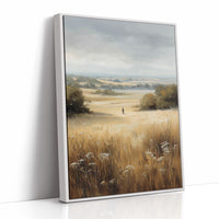 Solitude Calls Across Golden Fields