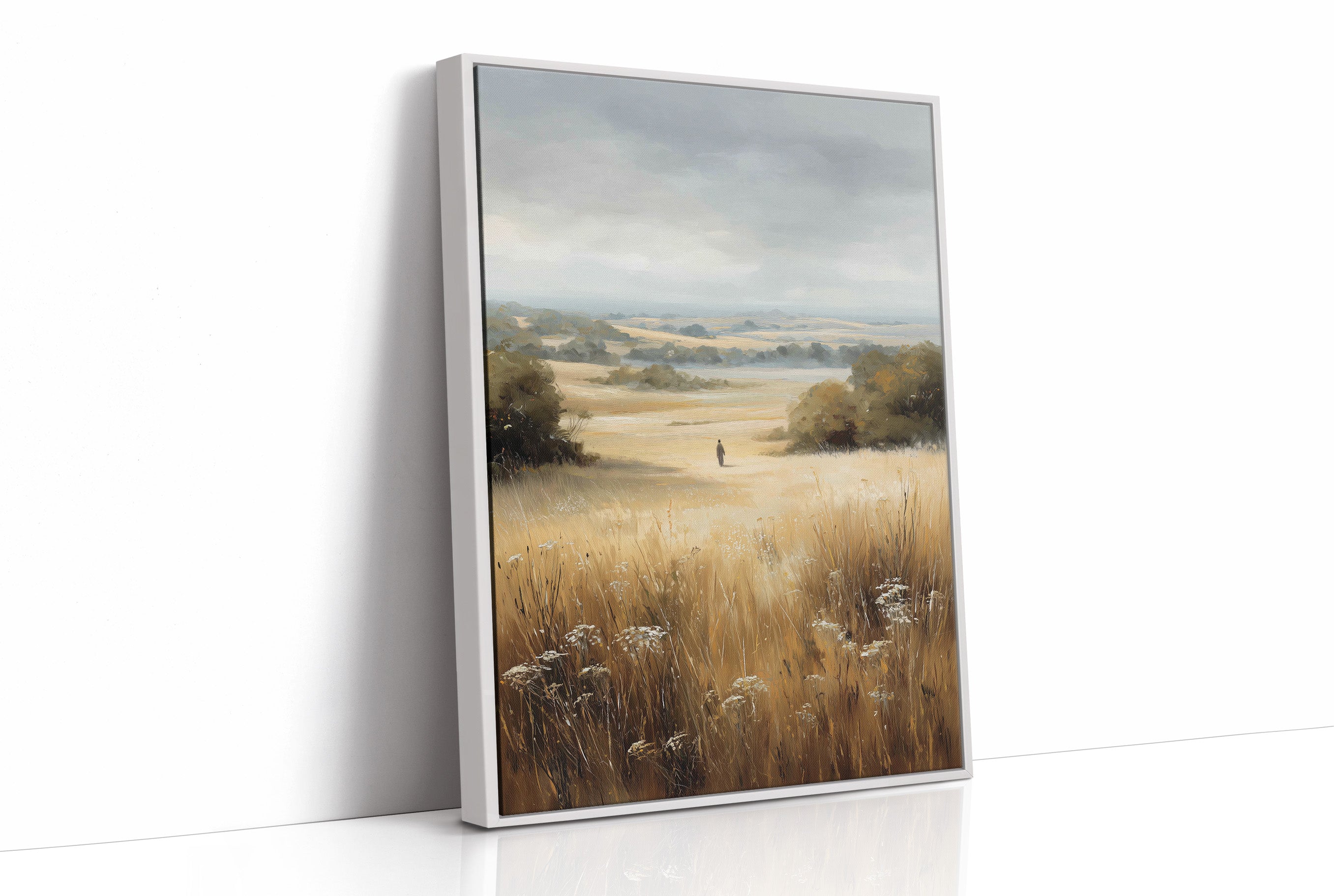 Solitude Calls Across Golden Fields