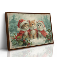 Holiday Kittens Share Winter Magic