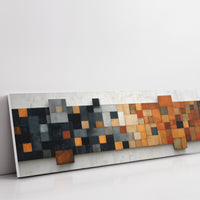 Rust and Charcoal Mosaic