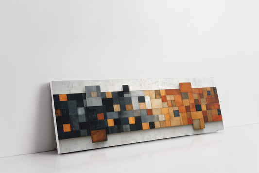Rust and Charcoal Mosaic