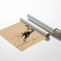 Wild Spirit Captured In Gestural Ink