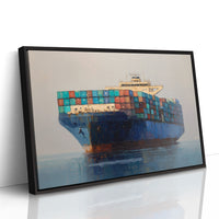 Cargo Giants Cross Quiet Waters