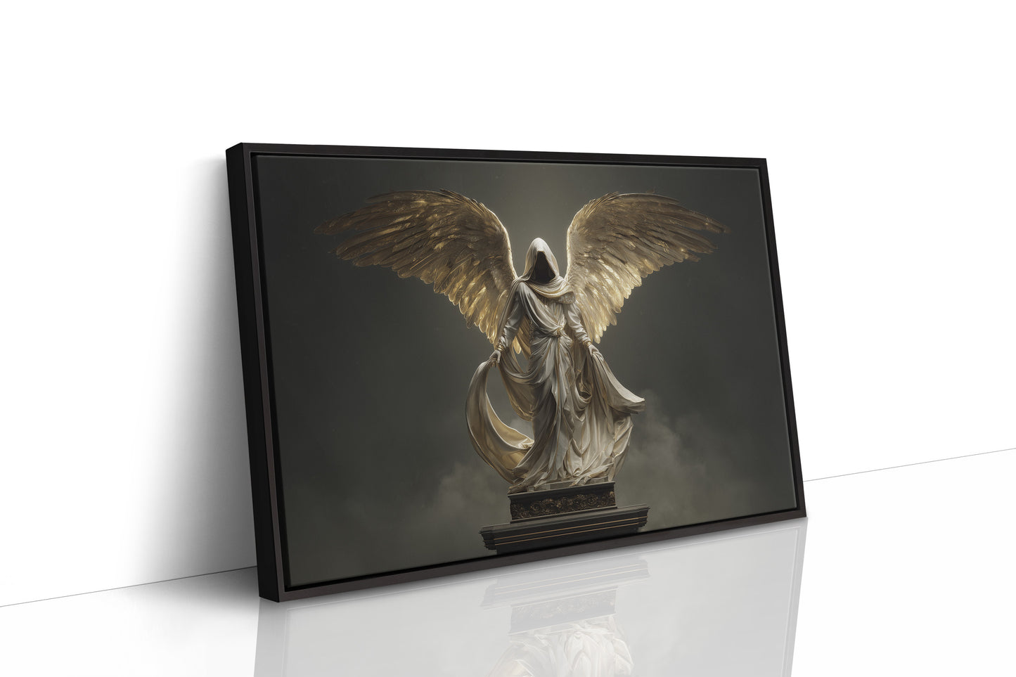 Wings Ascend From Ancient Stone