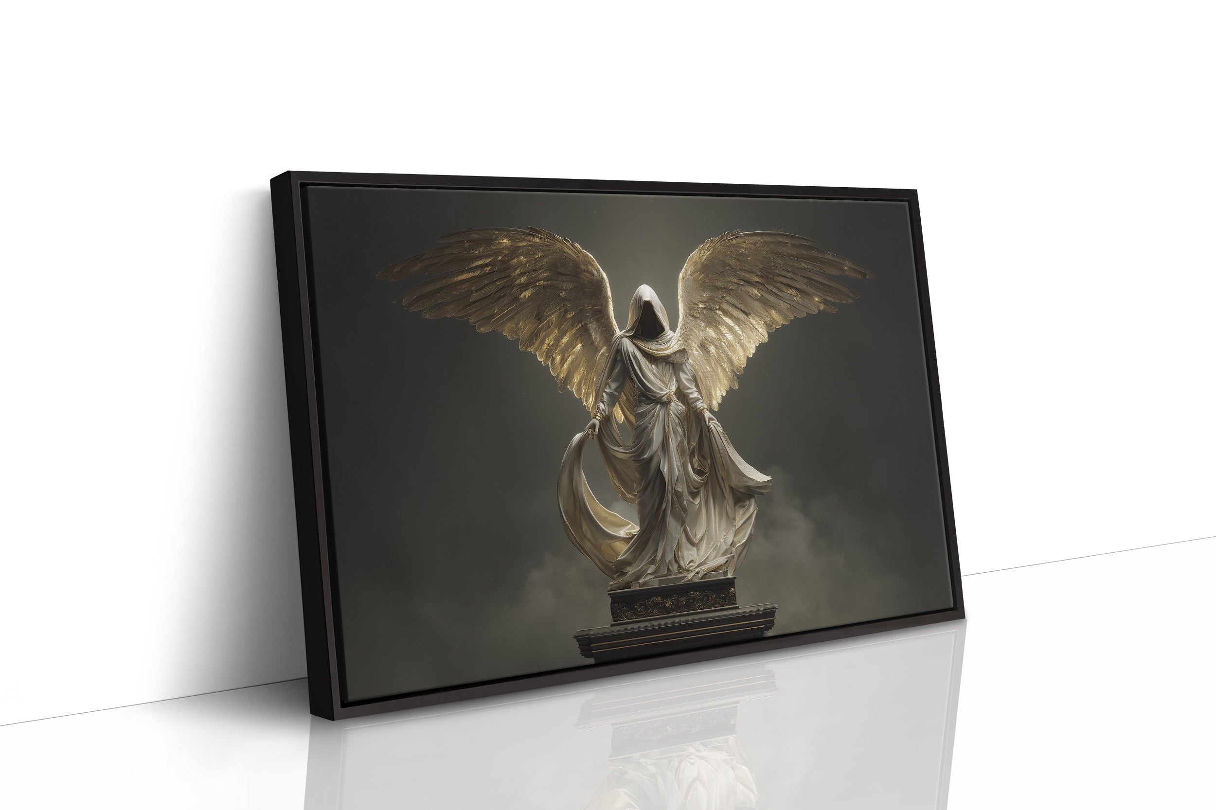 Wings Ascend From Ancient Stone