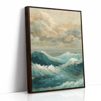 Sea Memory In Wooden Frame