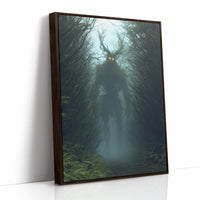 Forest Sentinel With Glowing Eyes