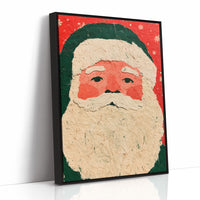 Santa in Torn Paper