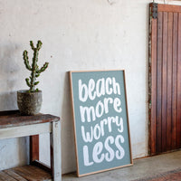 Coastal Letters Paint Simple Freedom