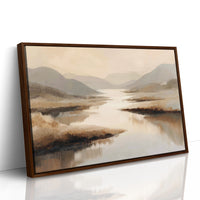 Quiet Waters Wind Through Highland Mist