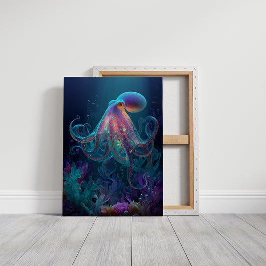 Luminous Tentacles Embrace Abyssal Gardens