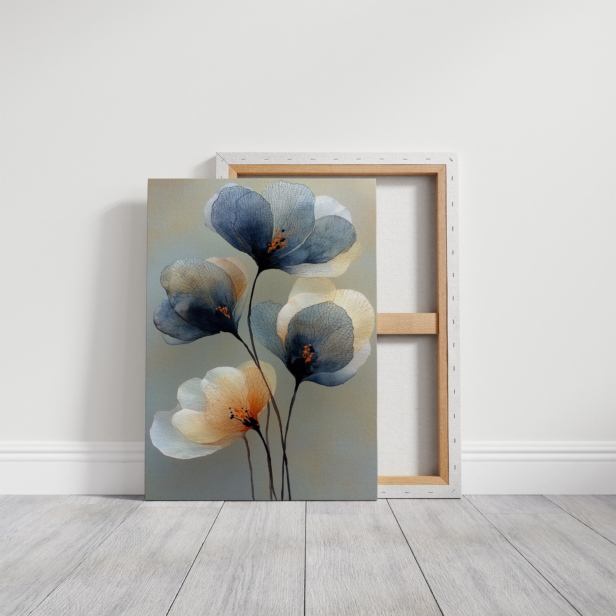 Indigo Petals Dance At Dawn