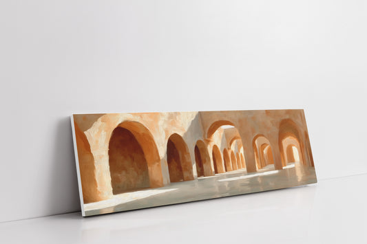 Sunlit Arches in Stillness