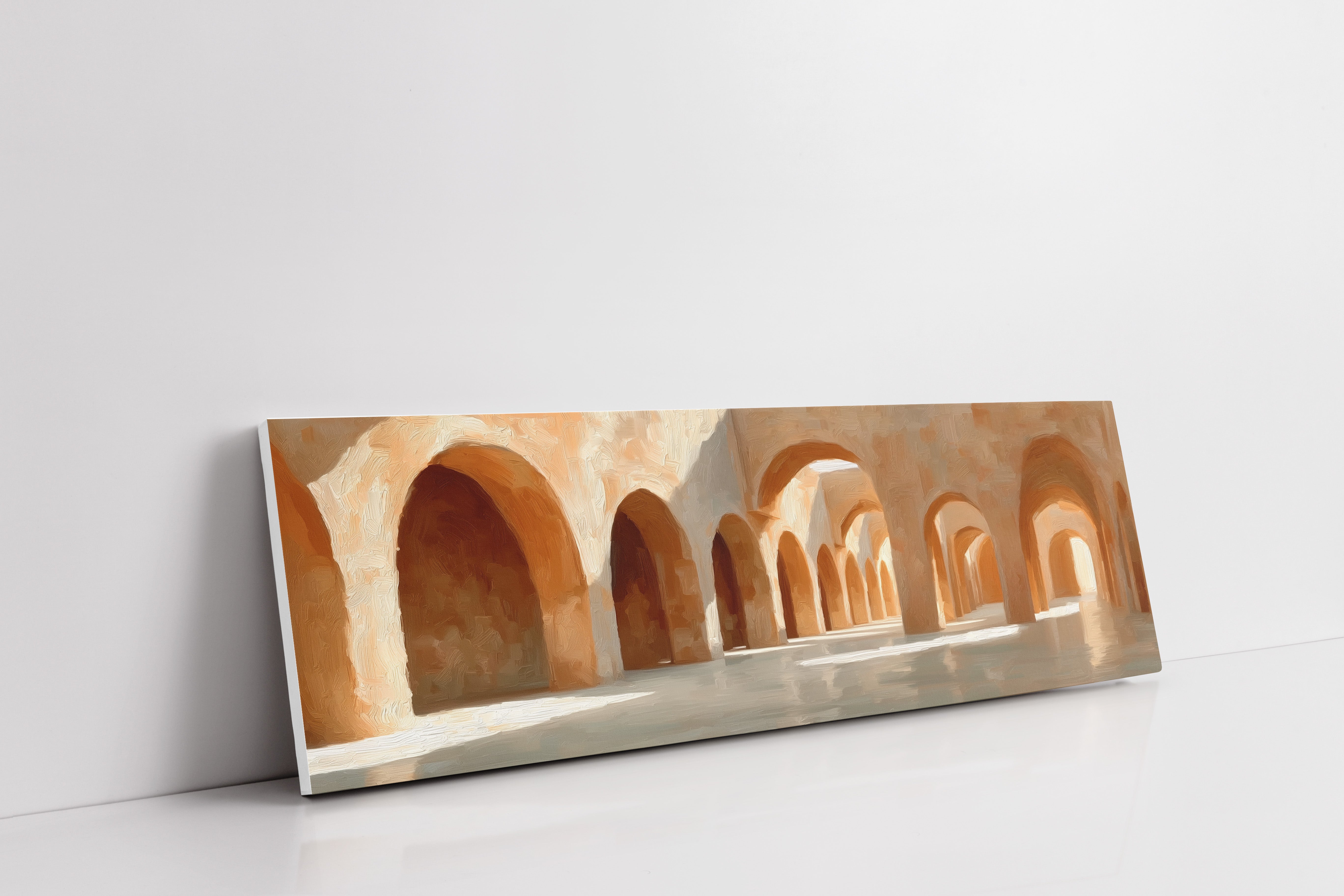 Sunlit Arches in Stillness