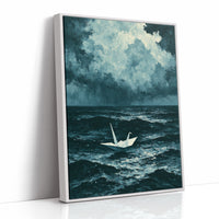 Origami Crane Braves the Storm
