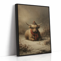 Highland Calm In Falling Snow