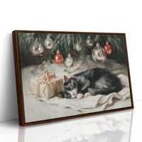 Silent Night Under Christmas Ornaments