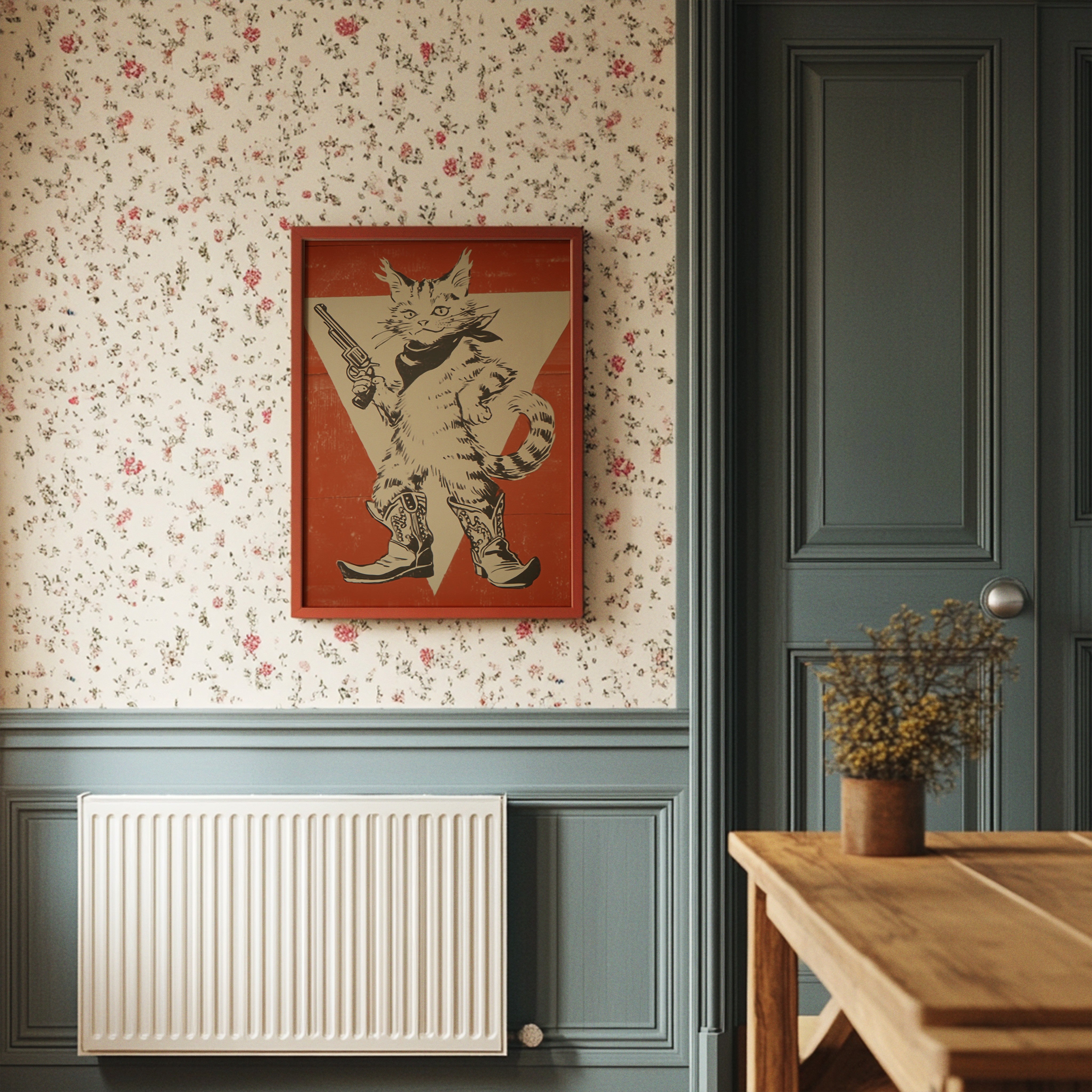 Outlaw Kitten Struts Western Tales