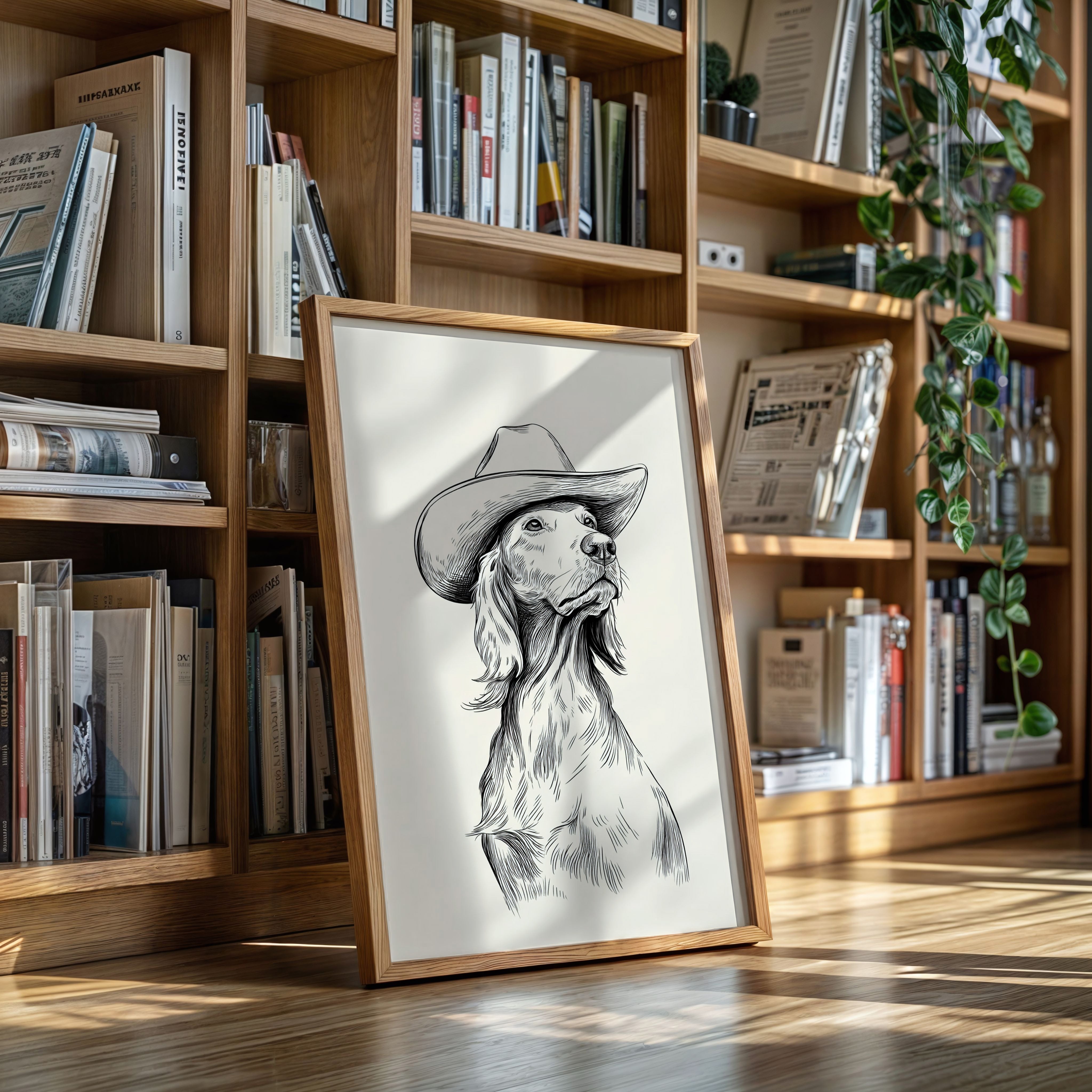 The Canine Cowboy Stands Tall
