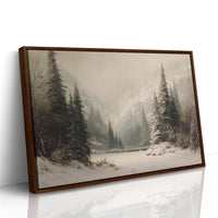 Winter Mist Cradles Mountain Lake