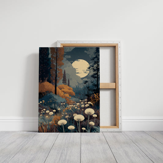 Moonlit Meadow's Gentle Embrace