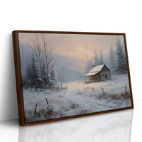 Winter Light Warms Mountain Solitude