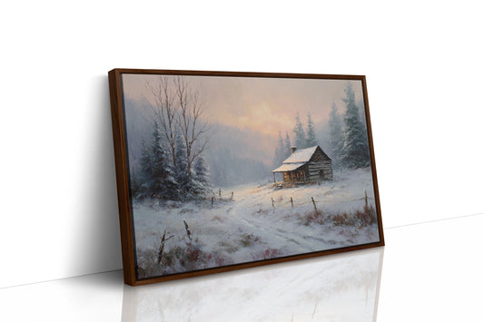 Winter Light Warms Mountain Solitude