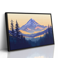 Alpine Gold Bathes Mountain Peaks