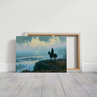 Cowboy's Watch Over the Waves