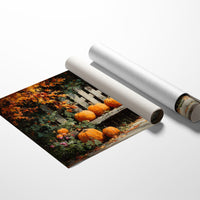 Harvest Glow Beneath Autumn Leaves